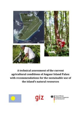 A technical assessment of the current agricultural conditions of Angaur Island Palau: with recommendations for the sustainable use of the islands natural resources.
