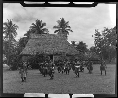 Dancers at the meke, Lautoka, Fiji