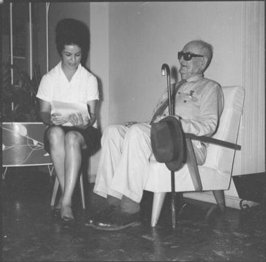 Miss Frances Whippy and Theo Riaz, Fiji, 1966 / Michael Terry