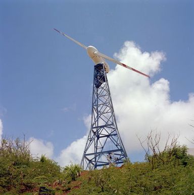 MOD-OA4 WIND TURBINE SITE IN KAHUKU OAHU HAWAII