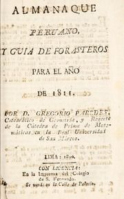 Almanaque peruano, y guia de forasteros para el año de 1811