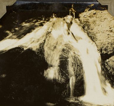 Papaloloa Falls near Apia, Samoa, 1928