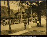 Closed down road in down Pagopago Samoa for shops