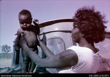 Aboriginal mother and child