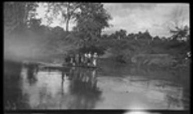 Ferry over the Laloki River