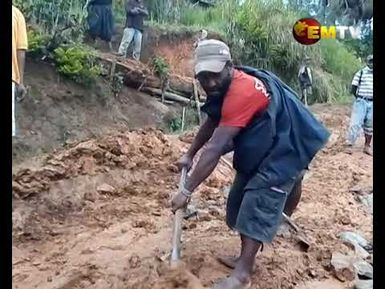 Locals Fix Road