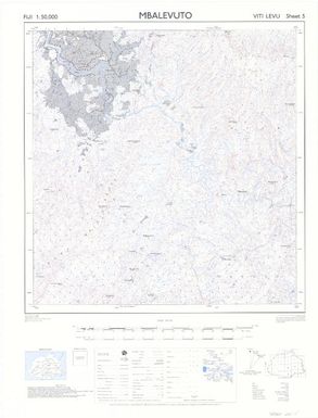 Fiji 1:50,000: Mbalevuto (Sheet Viti Levu 5)