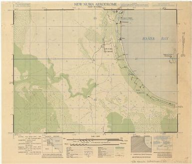 New Guinea 1:20,000 series: New Nubia Aerodrome, ed.1 (Recto J.R. Black Map Collection / Item 3)