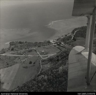 Aerial views of fields and crops