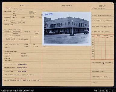 Ryan Hotel Lismore card 6 side 2