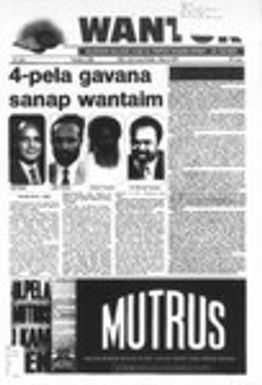 Wantok Niuspepa--Issue No. 1184 (March 06, 1997)