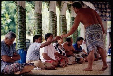 Conferring of Matai Ariki titles, Sāmoa. ʻAva ceremony