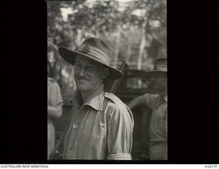 VIVIGANI, GOODENOUGH ISLAND, PAPUA NEW GUINEA. 1943-10-21. 66669 CORPORAL J. S. TIZZARD OF GREENWICH, NSW, MOTOR TRANSPORT DRIVER OF NO. 7 MOBILE WORKS SQUADRON RAAF