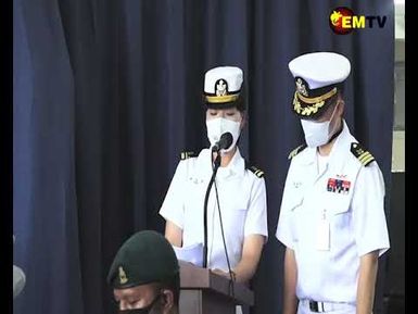 KOREAN NAVY VISIT PNG