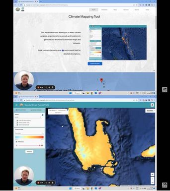 Walk-through Video Demonstration of the VanKIRAP Project’s Vanuatu Climate Futures Portal. (2)