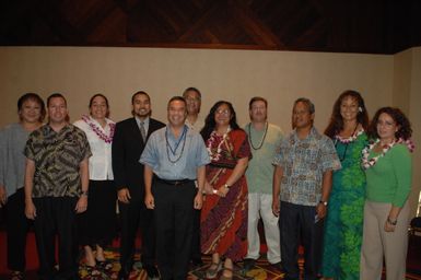 [Assignment: 48-DPA-09-30-08_SOI_K_Isl_Conf_Final] Final day of Insular Areas Health Summit [("The Future of Health Care in the Insular Areas: A Leaders Summit") at the Marriott Hotel in] Honolulu, Hawaii, where Interior Secretary Dirk Kempthorne [joined senior federal health officials and leaders of the U.S. territories and freely associated states to discuss strategies and initiatives for advancing health care in those communinties [48-DPA-09-30-08_SOI_K_Isl_Conf_Final_DOI_0901.JPG]