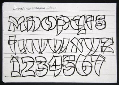 Churchward Chinatype Supabold Condensed 2005 Sketch