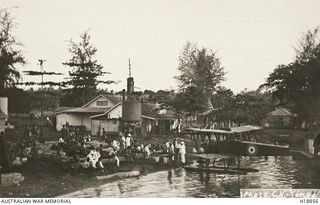 AVRO 504L CONVERSION OF HMAS "MELBOURNE", RABAUL, NEW GUINEA. (PHOTO PURCHASED FROM C N KING, CANBERRA)