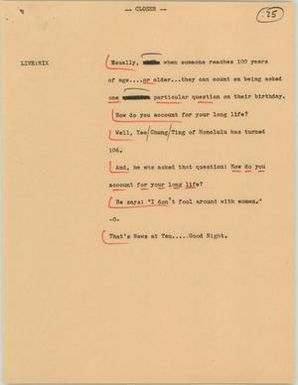 [News Script: 106 year old man]