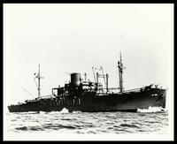 USS Arthur Middleton afloat in the ocean, 1943