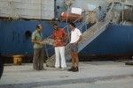 Jim Hawkins, Larry Lawver, Rodney Batiza&star chart, Apra Harbor, Guam