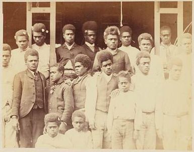 Melanesian Group at the Mission, Norfolk Island