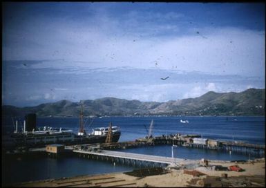 The wharf and Changsha : Port Moresby, Papua New Guinea, 1953 / Terence and Margaret Spencer