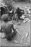 Pig festival, pig sacrifice, Tsembaga: ritual exchange of steel axe, machete and other wealth