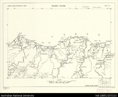 Solomon Islands, Guadalcanal, Tenaru_Tetere, Series: D.O.S. Repro 3 (Sketch), Sheet 5, 1968, 1:50 000