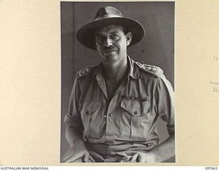 LAE, NEW GUINEA. 1945-10-04. LIEUTENANT COLONEL C.D.R. CHESTERMAN, WATER TRANSPORT, HEADQUARTERS FIRST ARMY