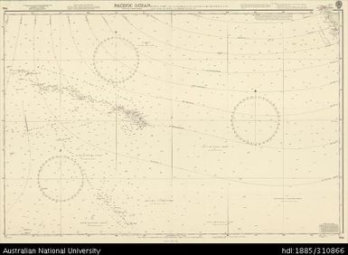 Pacific Ocean (in four sheets), Admiralty Chart, Sheet 782 North East, 1875, 1:6 900 000