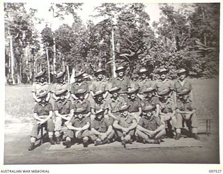 TOROKINA, BOUGAINVILLE. 1945-10-05. MEMBERS OF 17 PLATOON, D COMPANY, 57/60 INFANTRY BATTALION, 15 INFANTRY BRIGADE