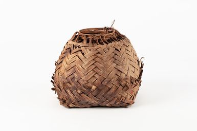 Coconut leaf basket