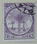 Stamp: Samoan Two Shillings and Six Pence