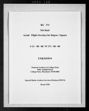 Overlay indexes for degree square 13S171W