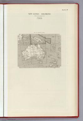 (Index to) New Guinea, Solomons. Mercator Projection. Equatorial Scale, 1:5,000,000.