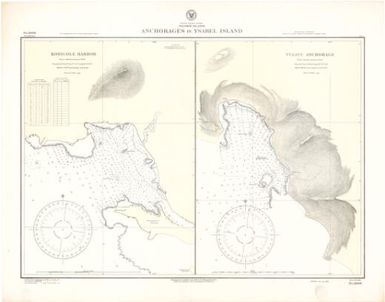 Anchorages in Ysabel Island, Solomon Islands, South Pacific Ocean / Hydrographic Office, U.S. Navy