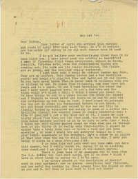 Letter from Gertrude Sanford Legendre, May 1, 1944
