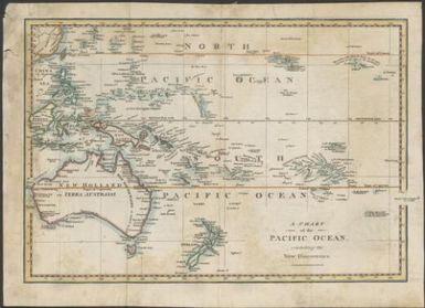 A chart of the Pacific Ocean exhibiting the new discoveries