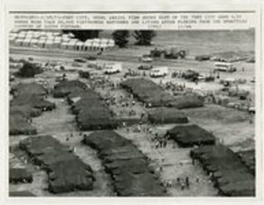 Tent city for Vietnamese refugees, Guam