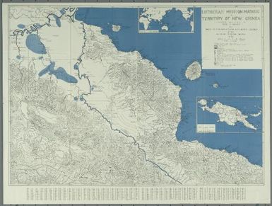 Lutheran mission Madang in Territory of New Guinea / compiled and drawn by John F. Mager