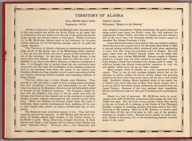 (Text Page) Territory of Alaska.