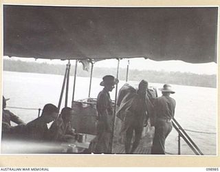 MUSCHU ISLAND, NEW GUINEA. 1945-11-26. ELEVEN HUNDRED JAPANESE TROOPS OF 18 JAPANESE ARMY LEFT THE WEWAK AREA ON THE JAPANESE CRUISER KASHIMA TO RETURN TO JAPAN. THEY ARE THE FIRST JAPANESE TROOPS ..