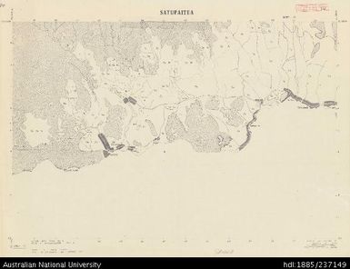 Samoa, Savai'i, Satupaitea, Sheet 15, 1970, 1:40 000