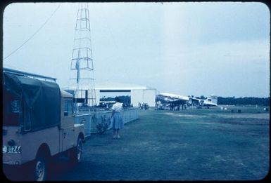 Qantas aircraft at Manus Island, 1959 / Tom Meigan