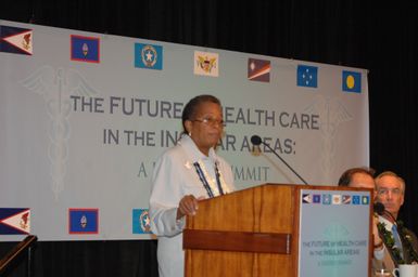 [Assignment: 48-DPA-09-29-08_SOI_K_Isl_Conf_AM] Insular Areas Health Summit [("The Future of Health Care in the Insular Areas: A Leaders Summit") at the Marriott Hotel in] Honolulu, Hawaii, where Interior Secretary Dirk Kempthorne [joined senior federal health officials and leaders of the U.S. territories and freely associated states to discuss strategies and initiatives for advancing health care in those communinties [48-DPA-09-29-08_SOI_K_Isl_Conf_AM_DOI_0592.JPG]