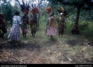 People wearing head dresses