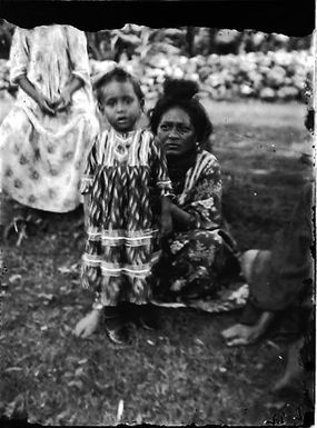 Grandmother and her grandchild