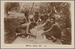 Making tappa, Fiji.