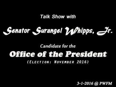 Campaign - Senator Whipps, Jr. for President of ROP (Nov. 2016)
